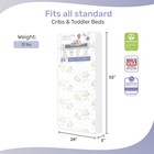 Dream On Me Twilight 5    2-in-1 Breathable Spring Coil Crib  Toddler Mattress    