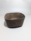 Antique Japanese  South East Asian Woven Basket  With Lid 