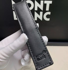 Authentic Montblanc Meisterstuck Black Leather Pen Pouch Case Luxury Boxed