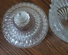 Indiana Glass Diamond Point Ice Bucket   Cover Vintage Mid-century Barware