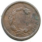 1809 C-6  dbl Struck Brockage Maker  Classic Head Half Cent Coin 1 2c
