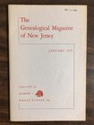 The Genealogical Magazine Of New Jersey  1970-1999  84 Volumes 
