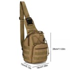 Men Backpack Tactical Sling Bag Chest Shoulder Fanny Pack Cross Body Molle Pouch