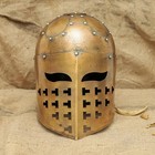 Medieval Crusader Great Handmade Steel Knight Helmet Vintage-style Battel Gift