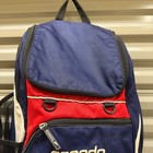 Speedo Teamster 35l Swim Backpack Blue Red White Wet Dry Separation Travel Gym