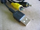 Genuine Sony Audio Video Usb Cybershot Camera Cable - Free Shipping