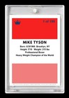 1987 Mike Tyson Heavyweight Champion Rookie Card Future Stars Edition W case