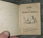 Antique German Abc Primer Book American Tract Society New York 19th Century