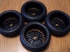Arrma Tlr Typhon Buggy Dboots Exabyte Tires   17mm Black Aero Dish Wheels 6s Blx