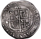 England Shilling Charles I Group F  Sixth Large Briot Bust Km 110