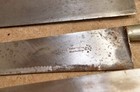 3 Vintage Carbon Steel Chef Knife Sabatier France 10    2 Unmarked 12  Tool Lot