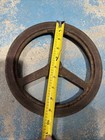 Vintage Original Cast Iron Pulley Wheel  Antique