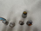 Lot Of 12 Vintage Collectible Metal Souvenir Thimbles Including Pewter Wa Dc