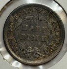1858 H10c Seated Liberty Half Dime    Rr3255    Super Original