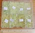 900  Pieces Spicy Uranium Bohemian Glass Beads Vaseline Glass Shine And Matte