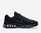 Nike Air Max 2017 Triple Black Running Training Shoes 849559-004 Mens Sizes