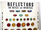 Vintage Gulco Dealer Reflectors For Bicycles And Motorcycles Display Board