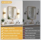 Hardwired Wall Sconces Set Of Two  Modern Bathroom Sconces Wall Lighting    