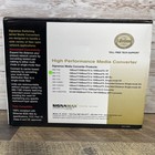 Signamax 065-1110 Gigabit Ethernet Fiber Optic Media Converter New Open Box