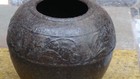 Antique 17c Chinese Ancient Castmetal bronze Vase Flover Border Trim Design
