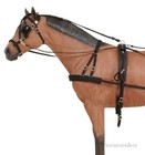 Pony Driving Harness - Samson Deluxe - Pony Size - Black Nylon