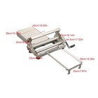 1-25mm Croissant Dough Press Machine Manual Pastry Dough Sheeter Dough Roller