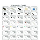 Electronics Component Basic Kit With 830 Tie-points Breadboard Resist For Uno R3