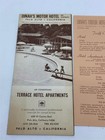 Dinah   s Motor Hotel Palo Alto Ca 1963 Mcm Brochure Tariff Cards Ephemera Rare
