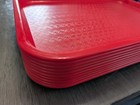 Lot 10 Vtg Red Carlisle Cafeteria Tray Fast Food Restaurant Serving Lunch Tray 
