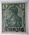Travelstamps- 1920 Germany Occ poland   Danzig Mi 1 Mint  Og Lightly Hinged