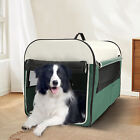 36  Dog Cage Crate Kennel Pet Cat Cage Crate Travel Folding Carrier Crate Green