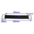 220mm Rubber Battery Strap Belt For Atv Quad Go Kart Pit Dirt Bike Motorcycle