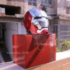 Iron Man Mk5 Electric Helmet Jarvis 1 1 Wearable Voice Control Halloween Cosplay
