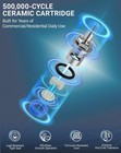 Commercial Wall Mount Faucet 4  With 12  Swivel Spout For Restaurant