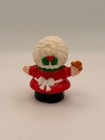 Fisher-price Little People Mrs  Claus Figure With Gingerbread Man Christmas Toy