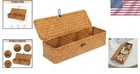 Seagrass Storage Basket Organizer With Lid For Closet Bathroom Toys Kitchen