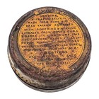 Antique 1900s Kickapoo Indian Salve Medicine Tin W Buffalo Graphics