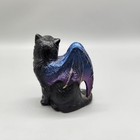 Windstone Editions Flap Cat Figurine Black Iridescent Wings 3 5  Pena  read