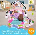 Fisher Price Glow And Grow Kick   Play Piano Gym  Pink Nib