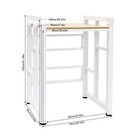 Adjustable Washer And Dryer Storage Shelf Organizer Rack Washer And Dryer Rack
