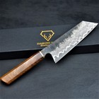 Handmade Japanese Damascus  Chef Knife San Mai   52100 Steel  rosewood Handle