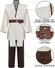 Halloween Cosplay Costume White Tunic   Hooded Cloak Robe Suit  Fancy Dress