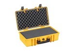 Monoprice Weatherproof Hard Case 22in X 14in X 8in  Yellow W  Customizable Foam