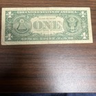 1957  1 Silver Certificate Blue Seal Note     Vintage U s  One Dollar Banknote