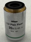 Nikon Lu Plan Fluor 20x 0 45 A Infinity 0 Wd 4 5 Microscope Objective Lens Used