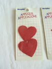 2 Cool Vintage Wrights Applique Sewing Notions Nip Hearts   Flowers