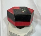 Antique Jonteel Face Cream Powder Box Art Deco Exotic Bird Langlois New York Vtg