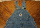 Vtg Bubba Brand Denim Overalls Mens Large Shorts Over-y   all   s Bibs Blue Jean