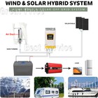 3000w Wind Turbine Generator Mppt Dc 12v 24v 48v Hybrid Controller Windmill Kit