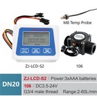 Brass G1 2 1 Inch Water Flow Meter Lcd Digital Flow Sensor Smart Submeter